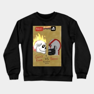 Ghost Rider Vs Kratos Crewneck Sweatshirt